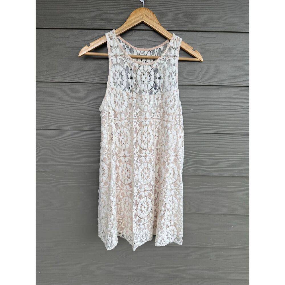 Free People lace overlay dress